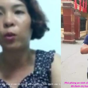 Chị Huệ Như có thể bị sẩy thai vì cán bộ Công an huyện Sóc Sơn đánh vào bụng khi phản đối “ BOT bẩn “ Bắc Thăng Long – Nội Bài