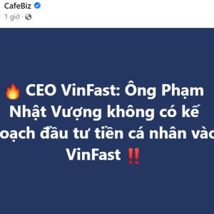 VinFast „burning furnace“ is hungry for dollars, Vuong locks his pocket, group’s end is coming?