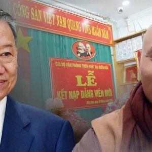 ĐẠI ĐỨC THÍCH AN THUẬN XIN ‘ĐỨNG DƯỚI NGỌN CỜ CỦA ĐẢNG’