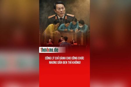 CÔNG LÝ CHỈ DÀNH CHO CÔNG CHỨC NHƯNG DÂN ĐEN THÌ KHÔNG!