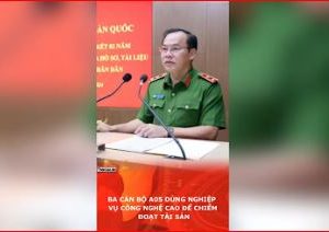 Ba cán bộ A05 dùng nghiệp vụ công nghệ cao để chiếm đoạt tài sản.