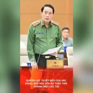 Quyền lực tuyệt đối của sắc phục: Khi nói lên sự thật trở thành một cái tội