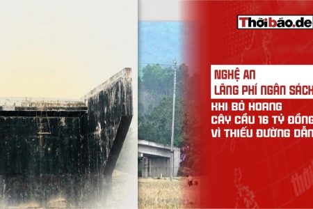 Nghệ An lãng phí ngân sách khi bỏ hoang cây cầu 16 tỷ đồng vì thiếu đường dẫn