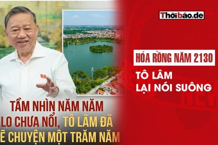 Hóa rồng năm 2130 – Tô Lâm lại nói suông