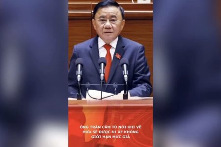 Ông Trần Cẩm Tú nói khi về hưu sẽ được đi xe không giới hạn mức giá