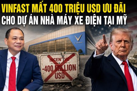 Vinfast mất 400 triệu USD ưu đãi cho dự án nhà máy xe điện tại Mỹ